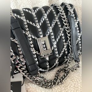 Karl Lagerfeld Quilted Chain Strap Purse NWT